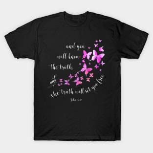 Bible Verse Butterfly T-Shirt